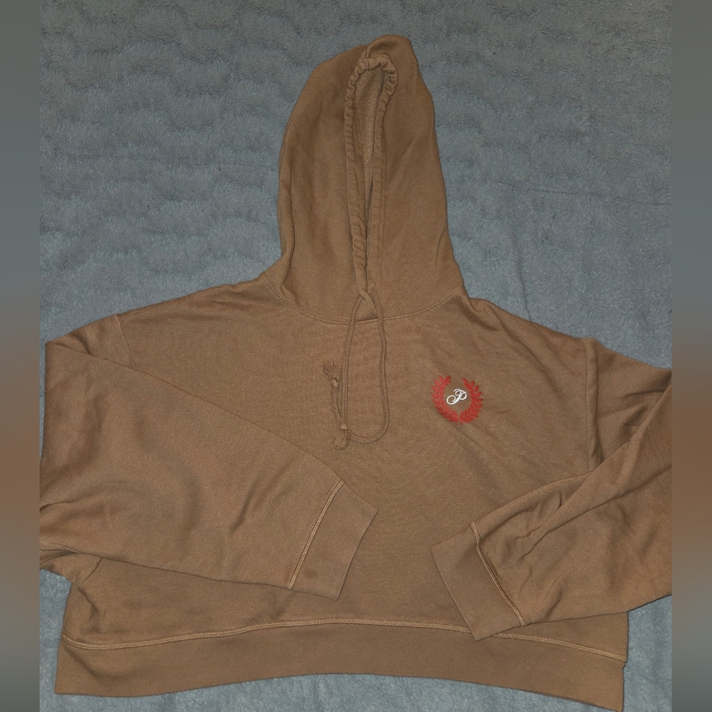 PINK Victoria's Secret Brown Hoodie Sweater